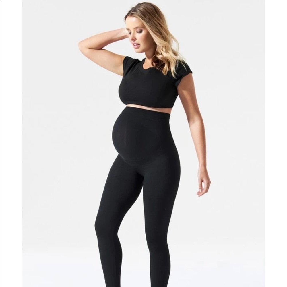 Blanqi everyday maternity leggings size small color black